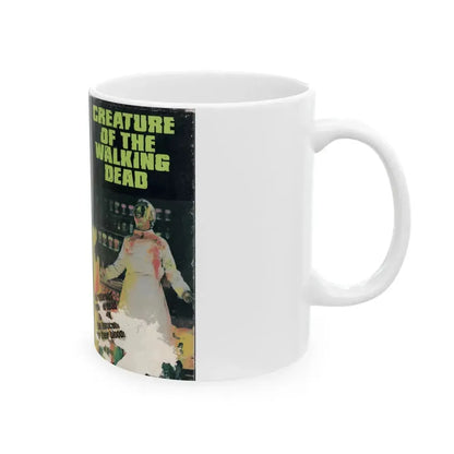 CREATURE OF THE WALKING DEAD (VHS COVER) - White Coffee Mug - Go Mug Yourself