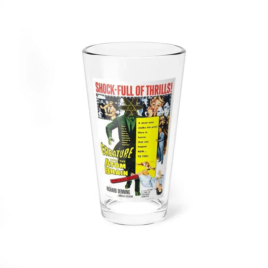 CREATURE WITH THE ATOM BRAIN 1955 Movie Poster - Pint Glass 16oz 16oz - Go Mug Yourself