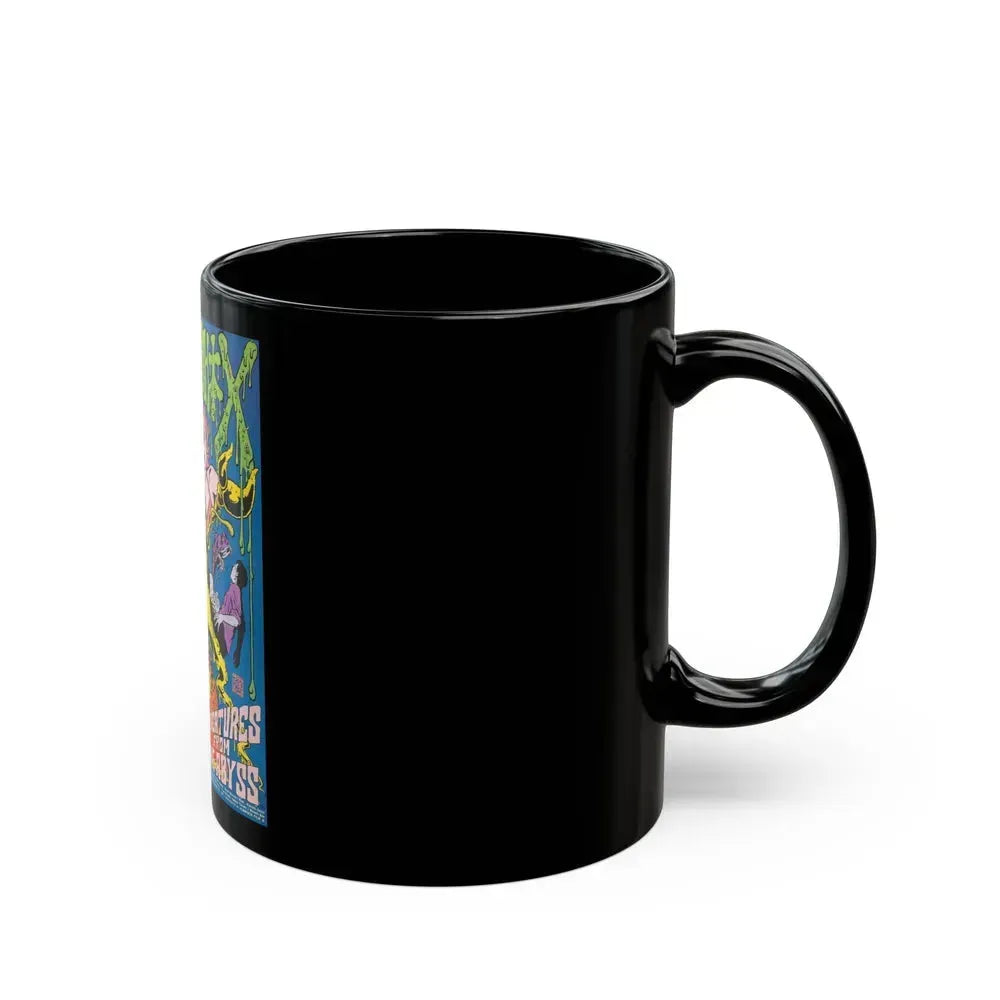 CREATURES FROM THE ABYSS 1994 Movie Poster - Black Coffee Mug - Go Mug Yourself