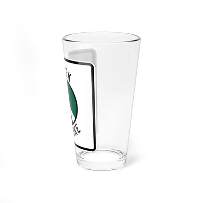 Creek Turnpike (Oklahoma) (Road Sign) Pint Glss 16oz - Go Mug Yourself
