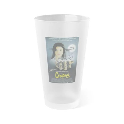 CREEPERS (PHENOMENA) 1985 Movie Poster - Frosted Pint Glass 16oz-16oz-Frosted-Go Mug Yourself