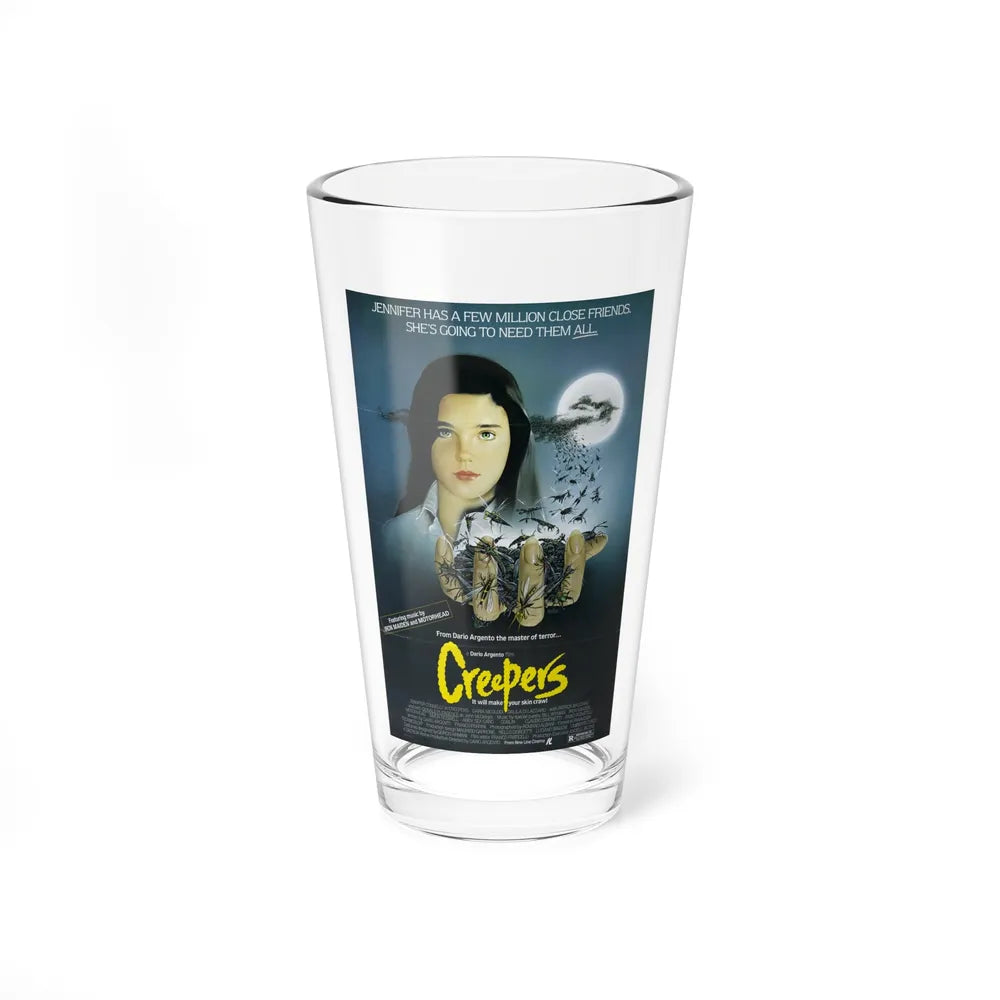 CREEPERS (PHENOMENA) 1985 Movie Poster - Pint Glass 16oz-16oz-Go Mug Yourself