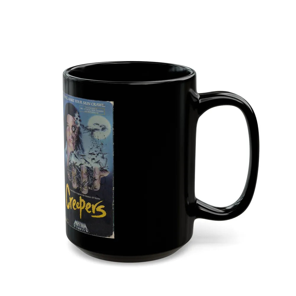 CREEPERS (VHS COVER) - Black Coffee Mug-Go Mug Yourself