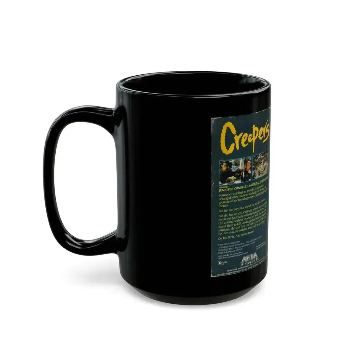 CREEPERS (VHS COVER) - Black Coffee Mug - Go Mug Yourself
