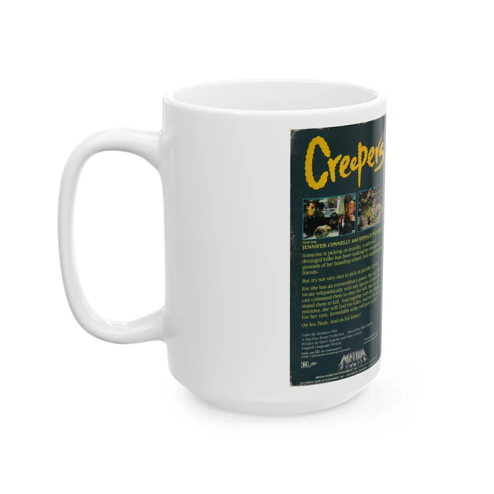 CREEPERS (VHS COVER) - White Coffee Mug-Go Mug Yourself