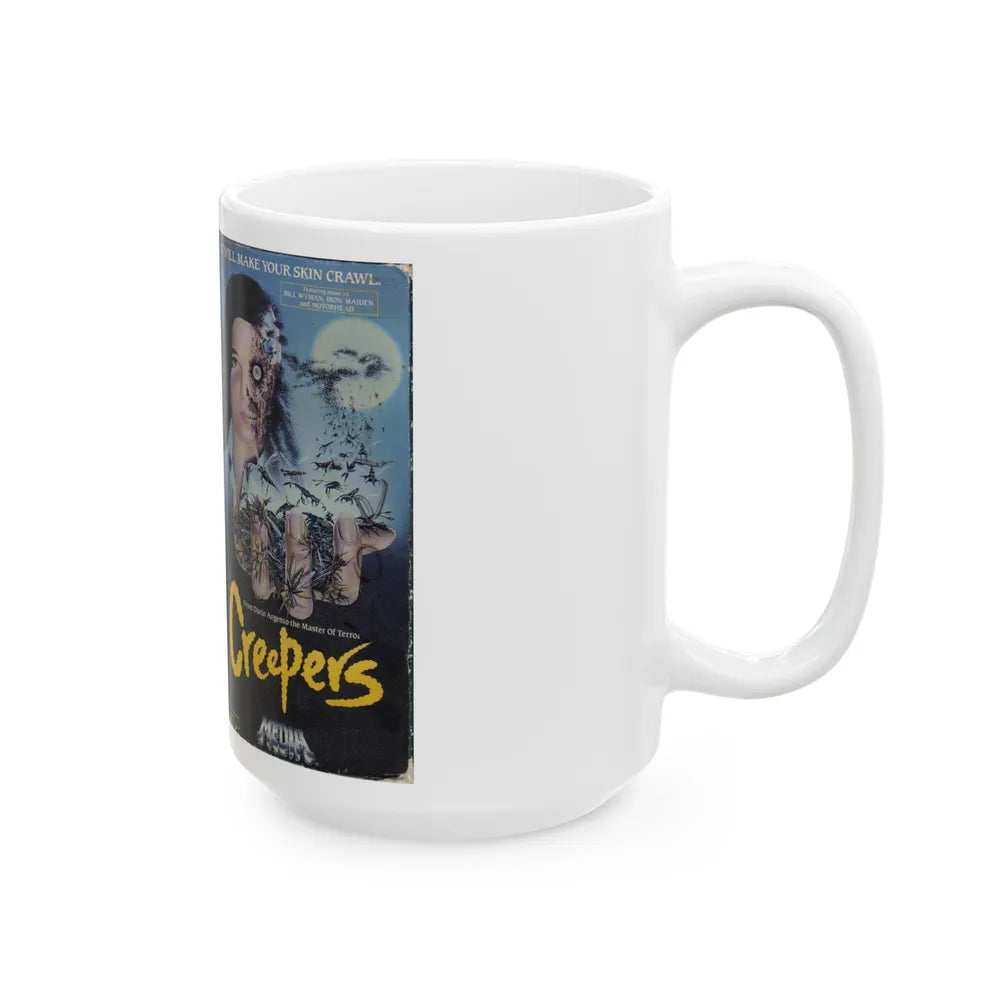 CREEPERS (VHS COVER) - White Coffee Mug-Go Mug Yourself