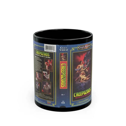 CREEPOZOIDS CULT VIDEO (VHS COVER) - Black Coffee Mug 11oz - Go Mug Yourself