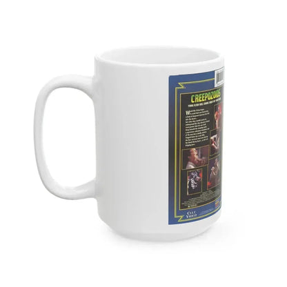 CREEPOZOIDS CULT VIDEO (VHS COVER) - White Coffee Mug - Go Mug Yourself