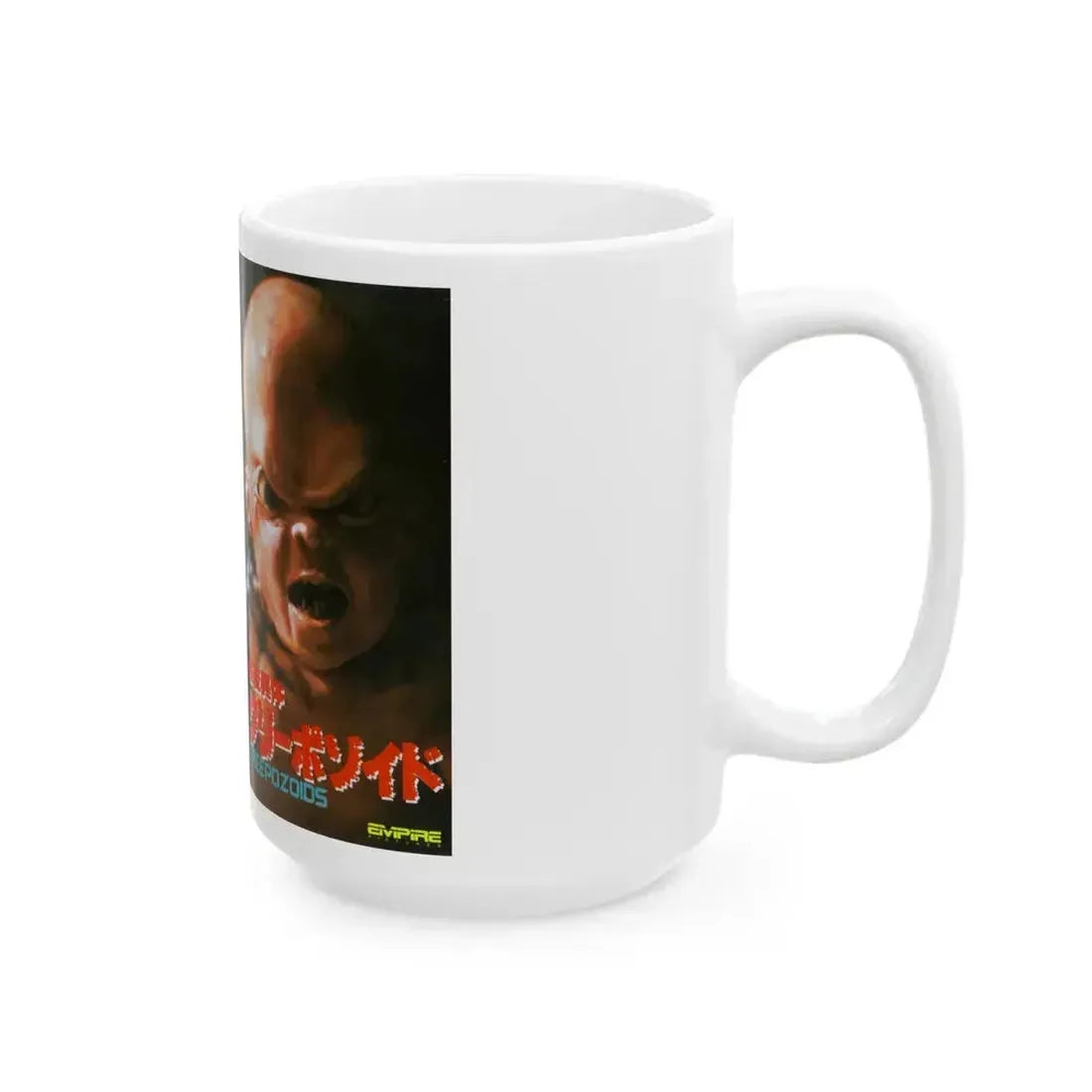 CREEPOZOIDS JAPAN VERSION (VHS COVER) - White Coffee Mug - Go Mug Yourself