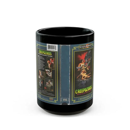 CREEPOZOIDS VERSION2 (VHS COVER) - Black Coffee Mug 15oz - Go Mug Yourself