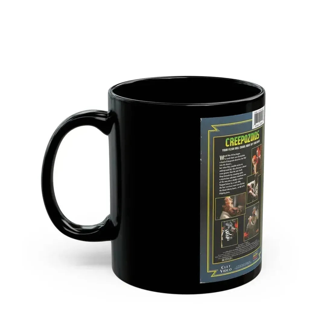 CREEPOZOIDS VERSION2 (VHS COVER) - Black Coffee Mug - Go Mug Yourself