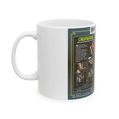 CREEPOZOIDS VERSION2 (VHS COVER) - White Coffee Mug - Go Mug Yourself