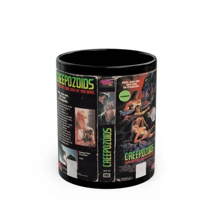 CREEPOZOIDS (VHS COVER) - Black Coffee Mug-11oz-Go Mug Yourself