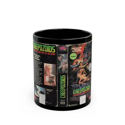 CREEPOZOIDS (VHS COVER) - Black Coffee Mug 11oz - Go Mug Yourself