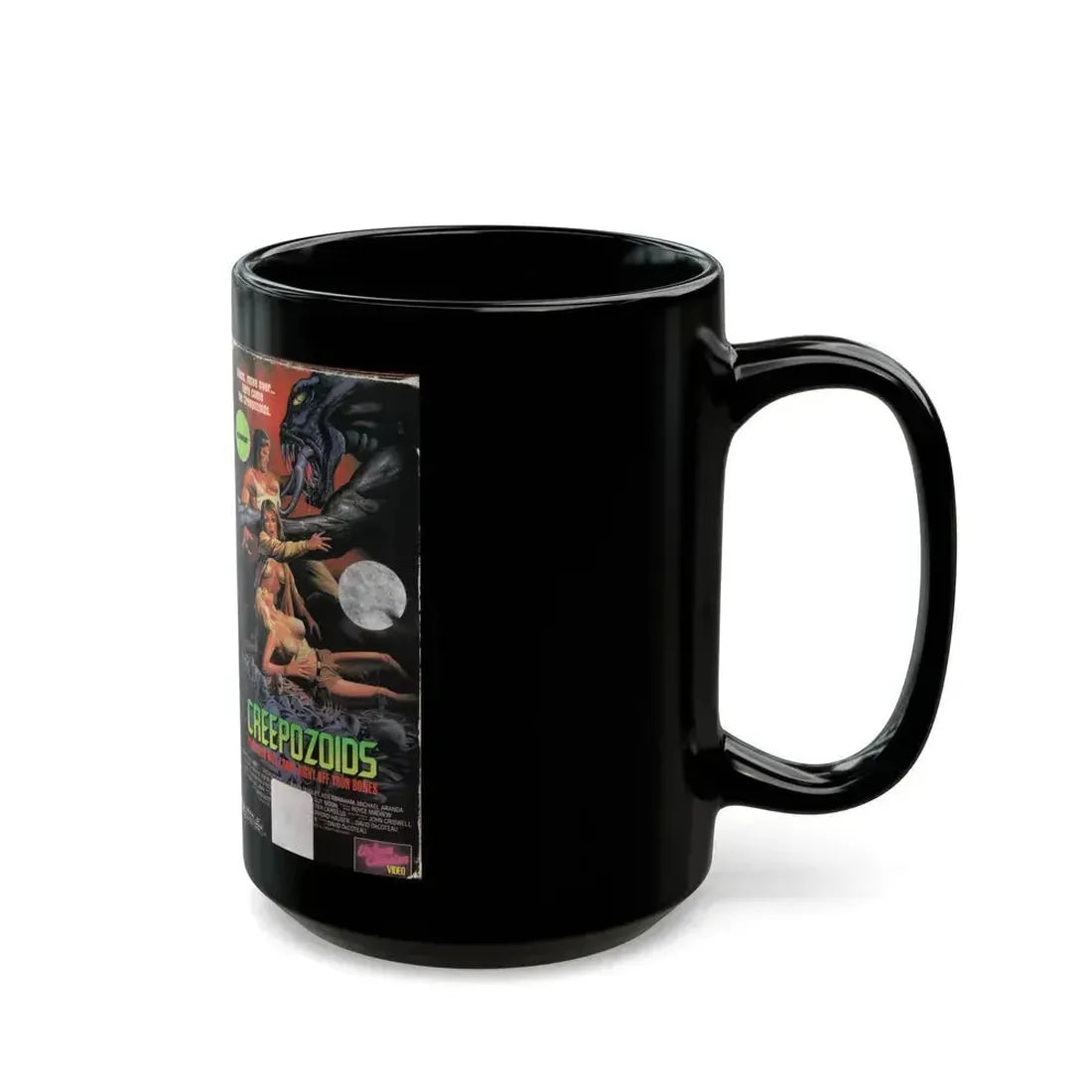 CREEPOZOIDS (VHS COVER) - Black Coffee Mug - Go Mug Yourself