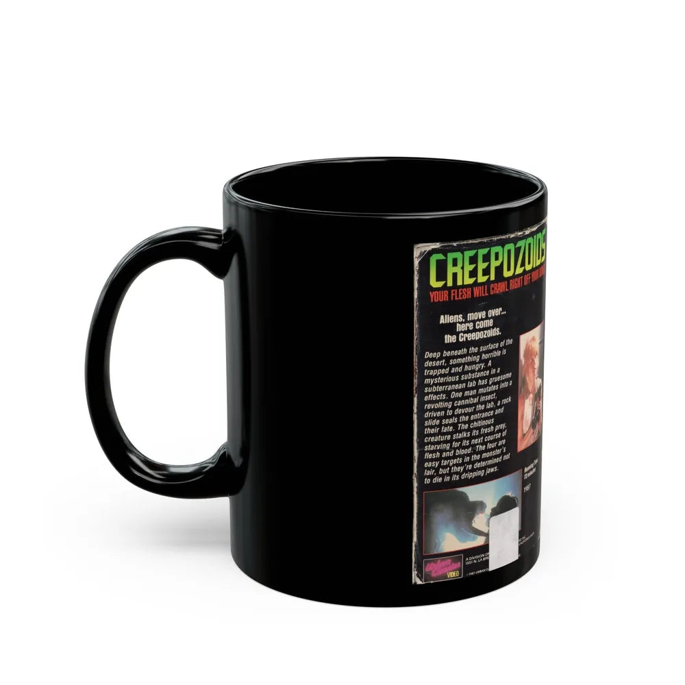 CREEPOZOIDS (VHS COVER) - Black Coffee Mug-Go Mug Yourself