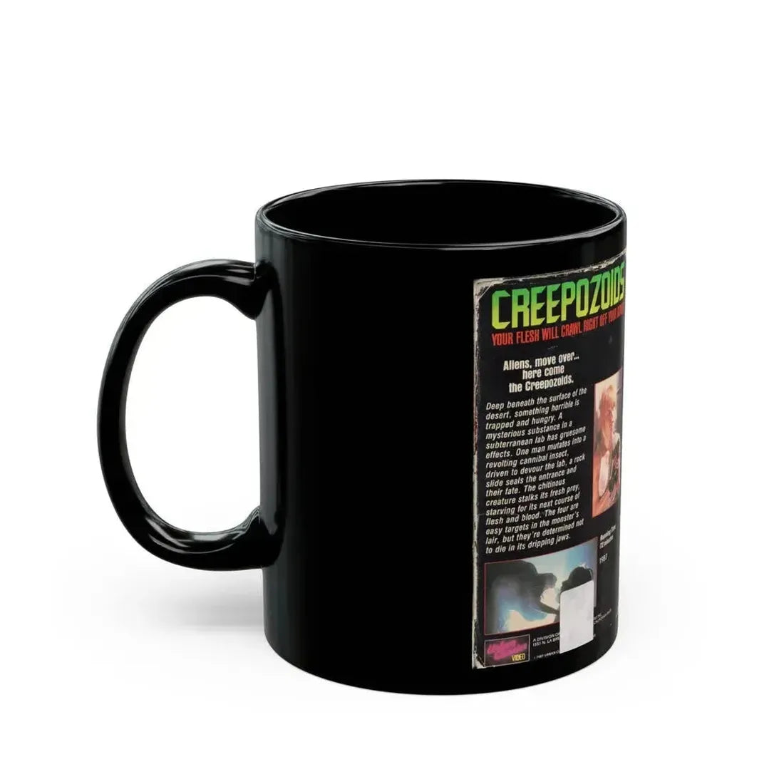 CREEPOZOIDS (VHS COVER) - Black Coffee Mug - Go Mug Yourself