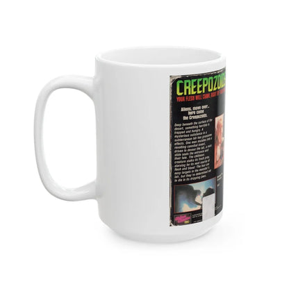 CREEPOZOIDS (VHS COVER) - White Coffee Mug-Go Mug Yourself