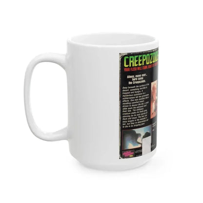 CREEPOZOIDS (VHS COVER) - White Coffee Mug - Go Mug Yourself