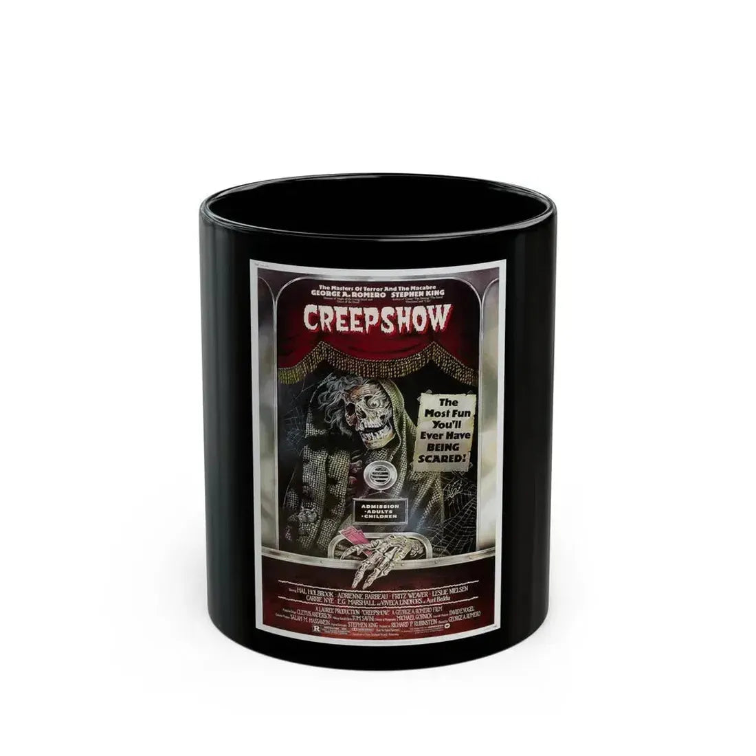 CREEPSHOW 1982 Movie Poster - Black Coffee Mug 11oz - Go Mug Yourself