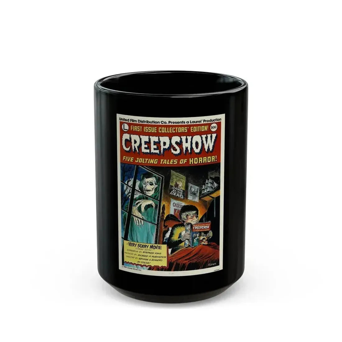 CREEPSHOW (2) 1982 Movie Poster - Black Coffee Mug 15oz - Go Mug Yourself