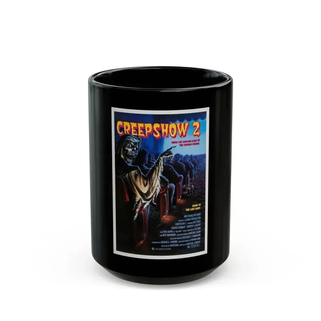 CREEPSHOW 2 1987 Movie Poster - Black Coffee Mug 15oz - Go Mug Yourself