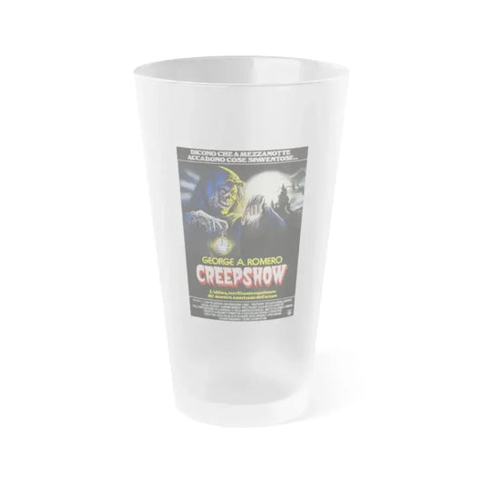 CREEPSHOW (ITALIAN) 1982 Movie Poster - Frosted Pint Glass 16oz 16oz Frosted - Go Mug Yourself