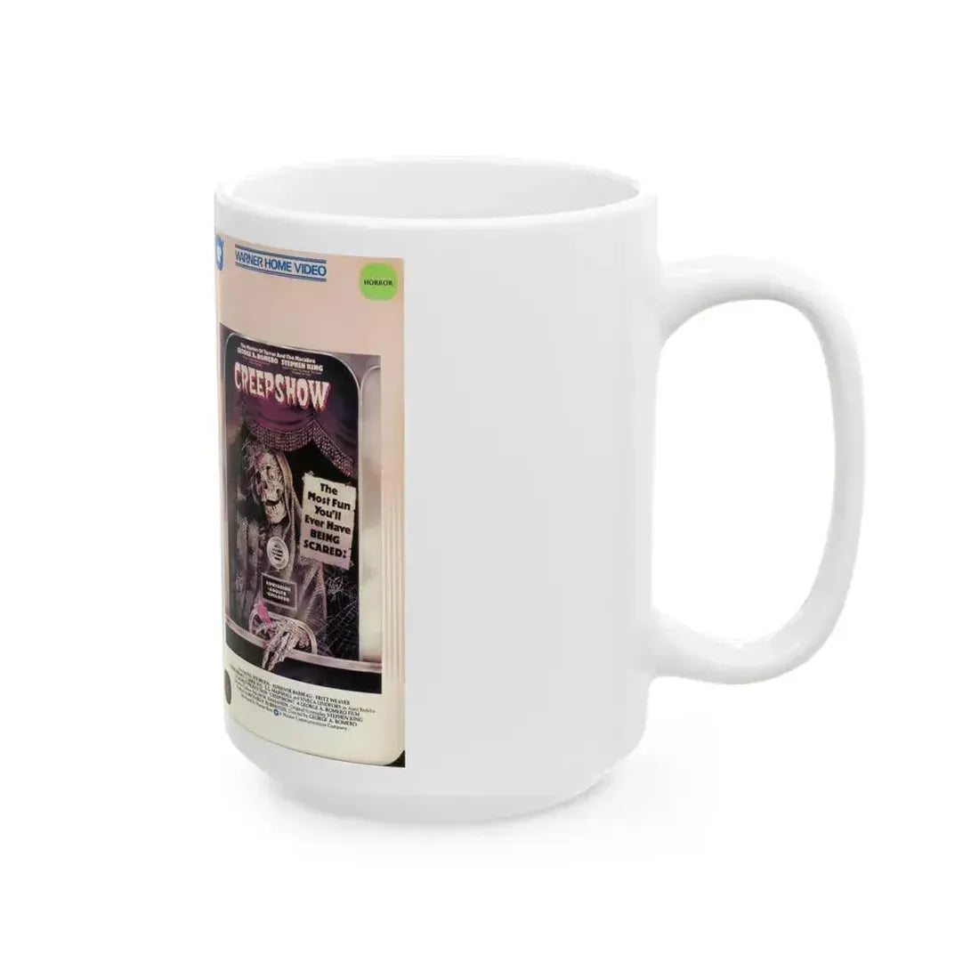 CREEPSHOW (VHS COVER) - White Coffee Mug - Go Mug Yourself