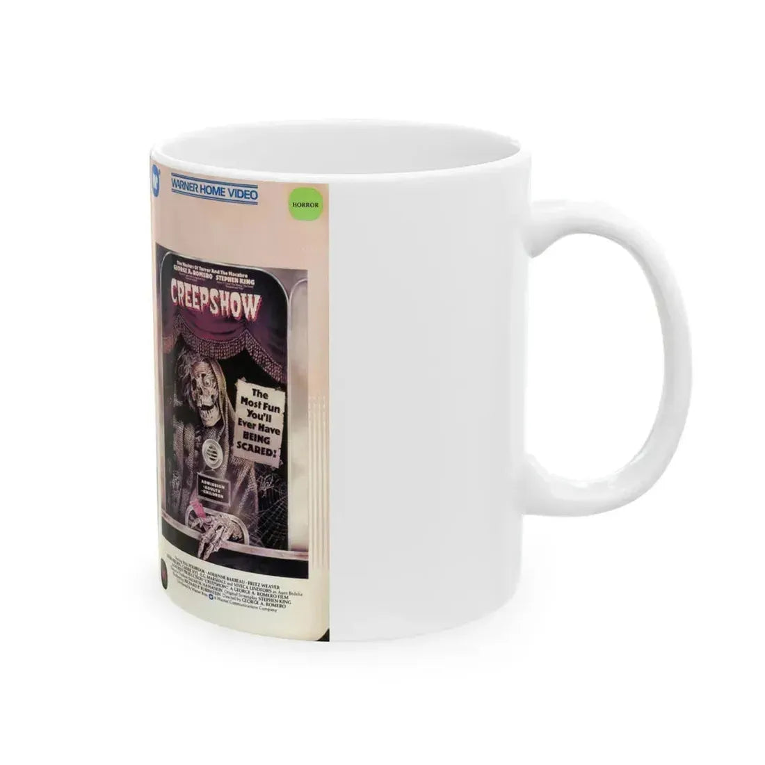 CREEPSHOW (VHS COVER) - White Coffee Mug - Go Mug Yourself