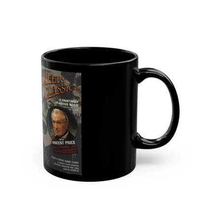 CREEPY CLASSICS WITH VINENT PRICE (VHS COVER) - Black Coffee Mug - Go Mug Yourself