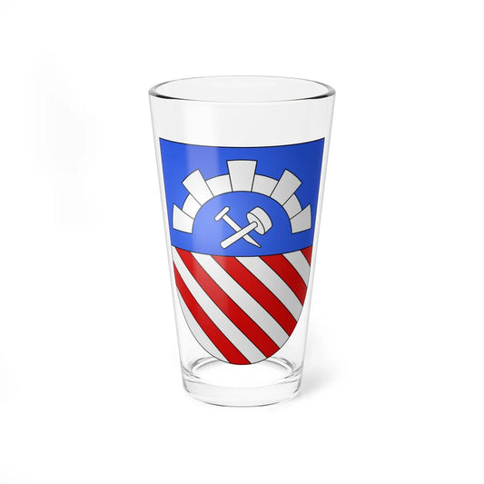 Cresciano-coat of arms (Switzerland) (Coat of Arms) Pint Glass 16oz 16oz - Go Mug Yourself