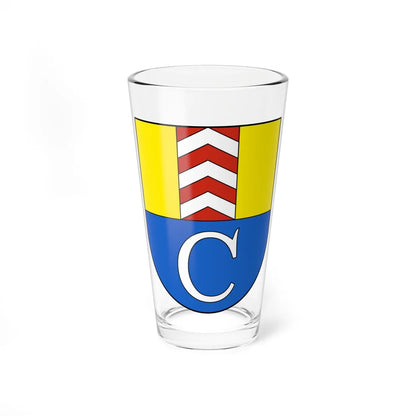 Cressier NE-blazon (Switzerland) (Coat of Arms) Pint Glass 16oz 16oz - Go Mug Yourself