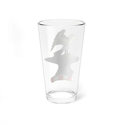 Crest of Rutherford B. Hayes (United States) (Coat of Arms) Pint Glass 16oz - Go Mug Yourself
