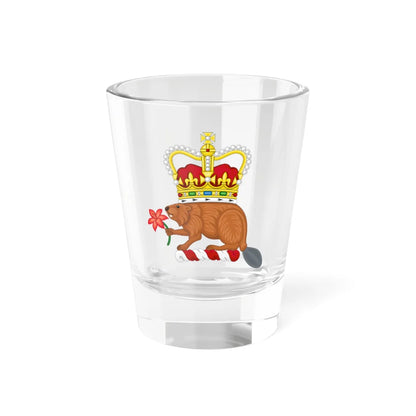 Crest of Saskatchewan (Canada) (Coat of Arms) Shot Glass 1.5oz 1.5oz - Go Mug Yourself