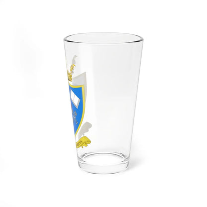 Crest of Sheffield Medical School (United Kingdom) (Coat of Arms) Pint Glass 16oz - Go Mug Yourself