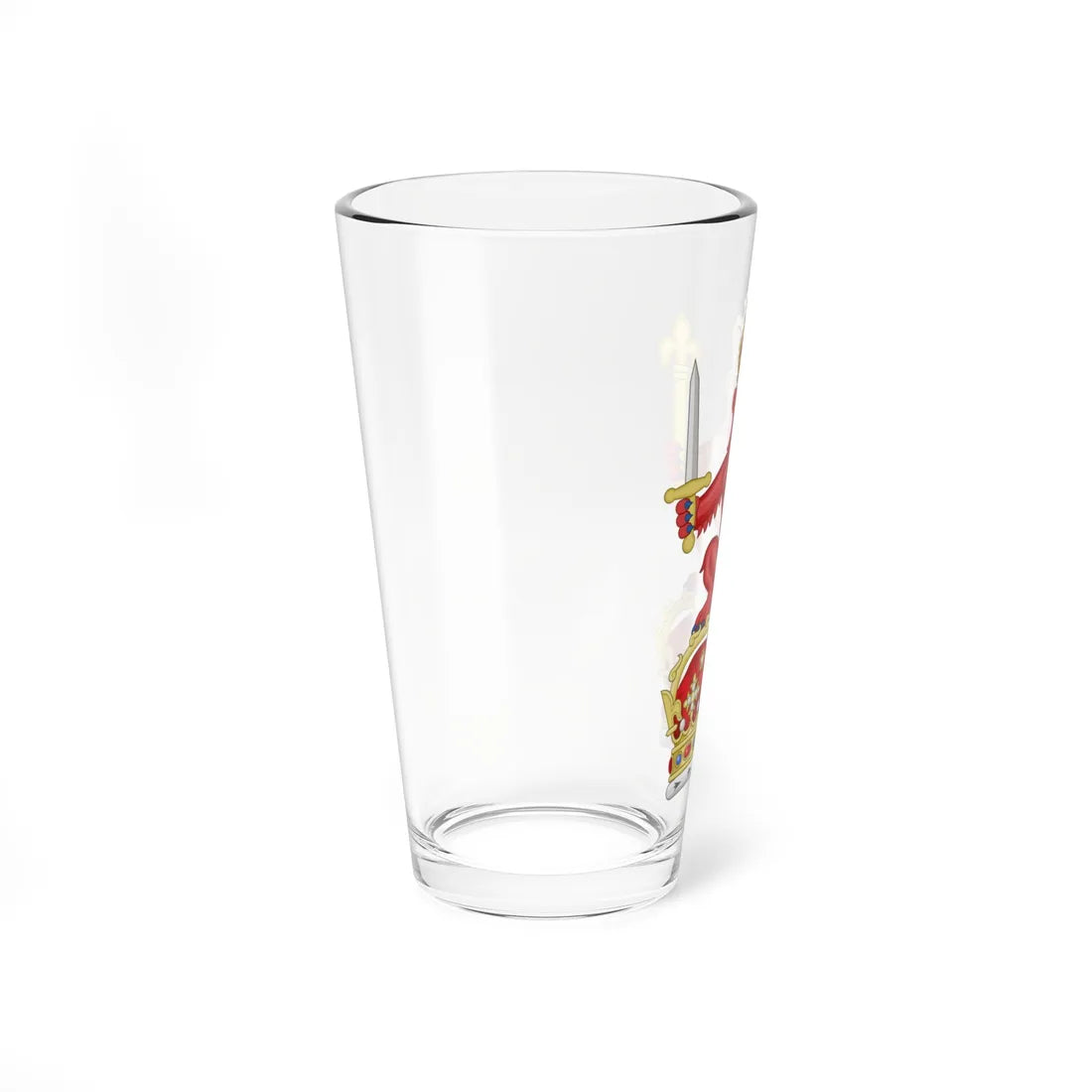 Crest of the Coat of Arms of the United Kingdom Scotland (United Kingdom) (Coat of Arms) Pint Glass 16oz - Go Mug Yourself