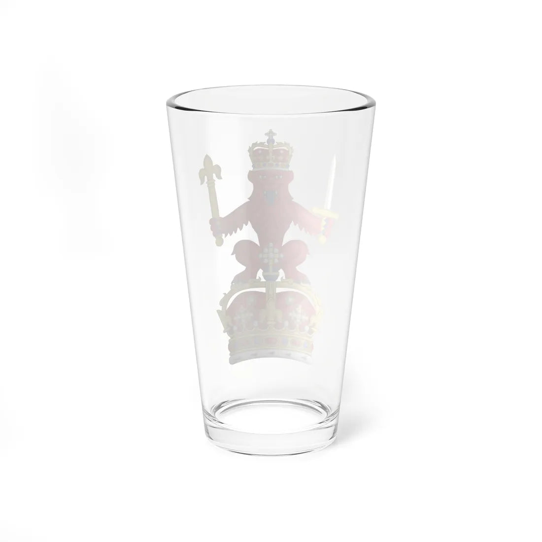 Crest of the Coat of Arms of the United Kingdom Scotland (United Kingdom) (Coat of Arms) Pint Glass 16oz - Go Mug Yourself