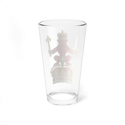 Crest of the Coat of Arms of the United Kingdom Scotland (United Kingdom) (Coat of Arms) Pint Glass 16oz - Go Mug Yourself