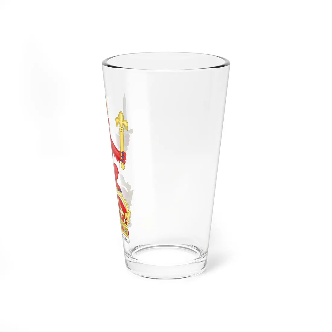 Crest of the Coat of Arms of the United Kingdom Scotland (United Kingdom) (Coat of Arms) Pint Glass 16oz - Go Mug Yourself