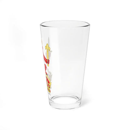 Crest of the Coat of Arms of the United Kingdom Scotland (United Kingdom) (Coat of Arms) Pint Glass 16oz - Go Mug Yourself