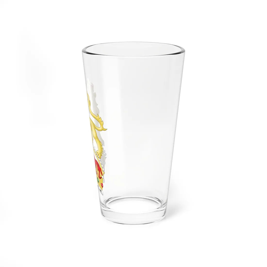 Crest of the Coat of Arms of the United Kingdom (United Kingdom) (Coat of Arms) Pint Glass 16oz - Go Mug Yourself