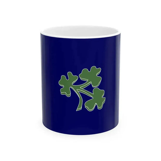 Cricket Ireland flag (Ireland) White Coffee Mug 11oz - Go Mug Yourself