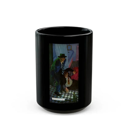 Crime at Midnight, 1955 - Black Coffee Mug 15oz - Go Mug Yourself