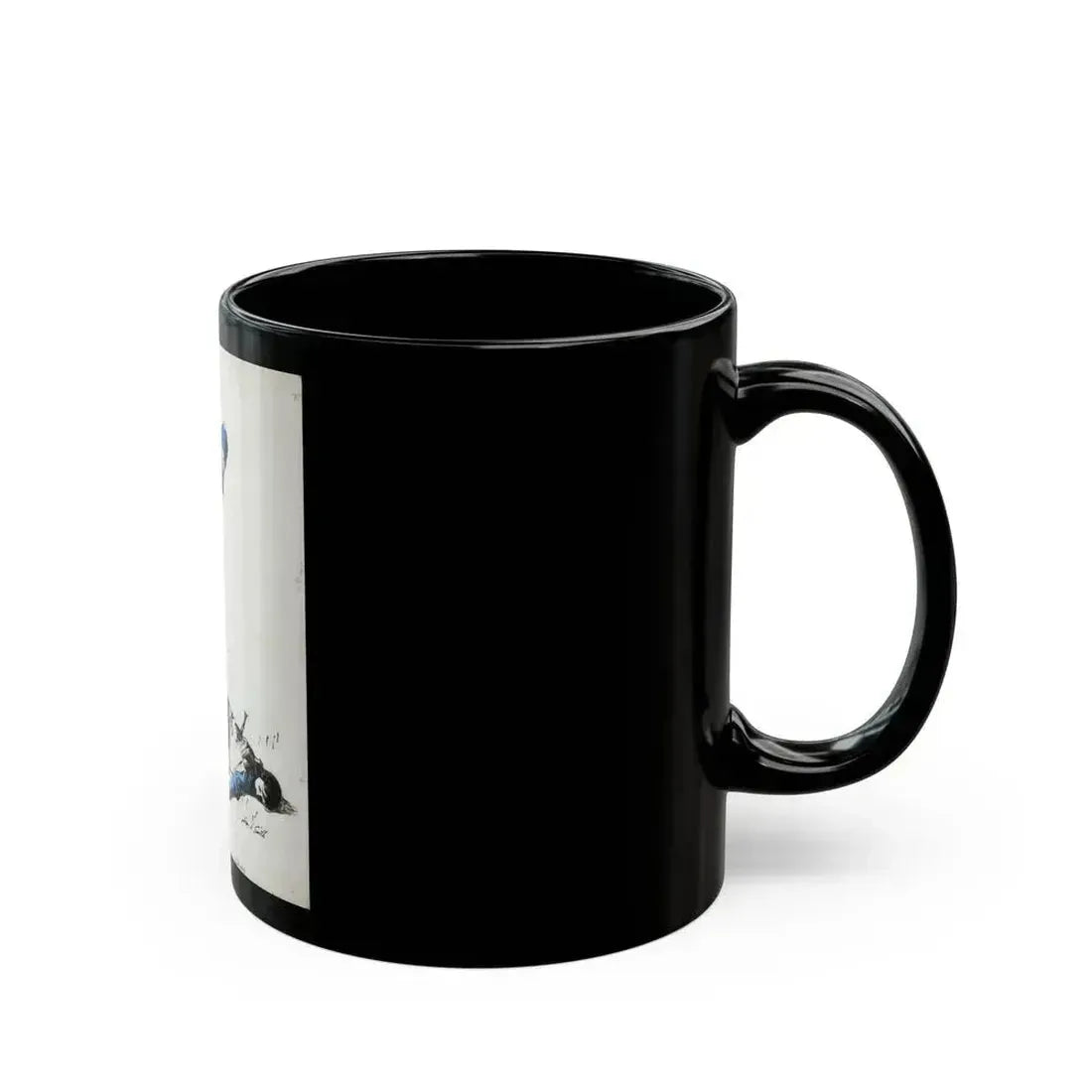 Crime Illustration - Black Coffee Mug - Go Mug Yourself