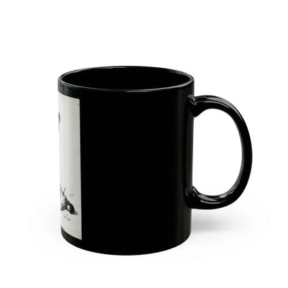 Crime Illustration - Black Coffee Mug - Go Mug Yourself