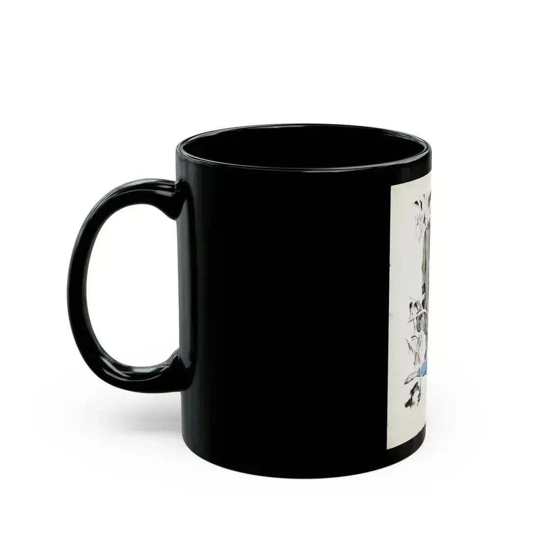 Crime Illustration - Black Coffee Mug - Go Mug Yourself