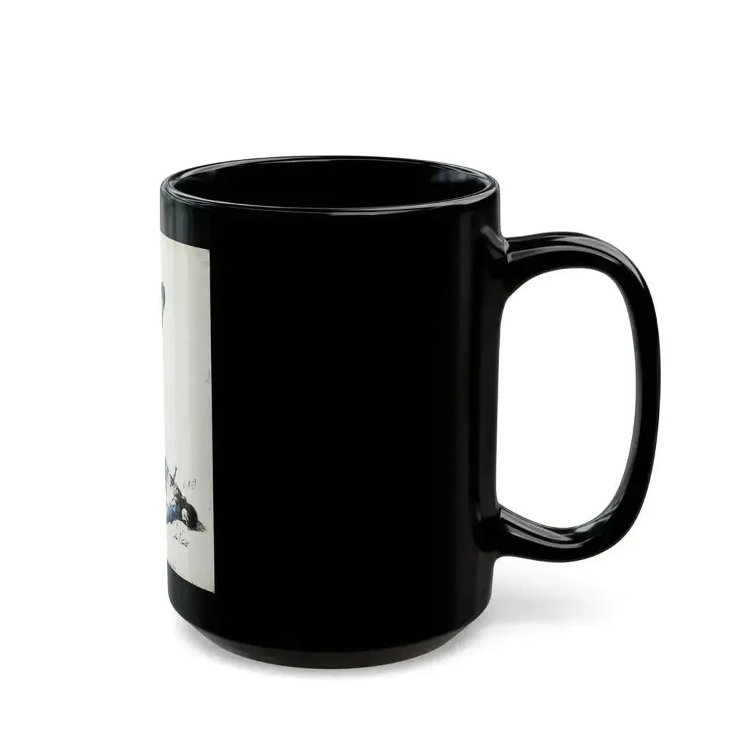 Crime Illustration - Black Coffee Mug - Go Mug Yourself