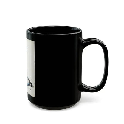 Crime Illustration - Black Coffee Mug - Go Mug Yourself