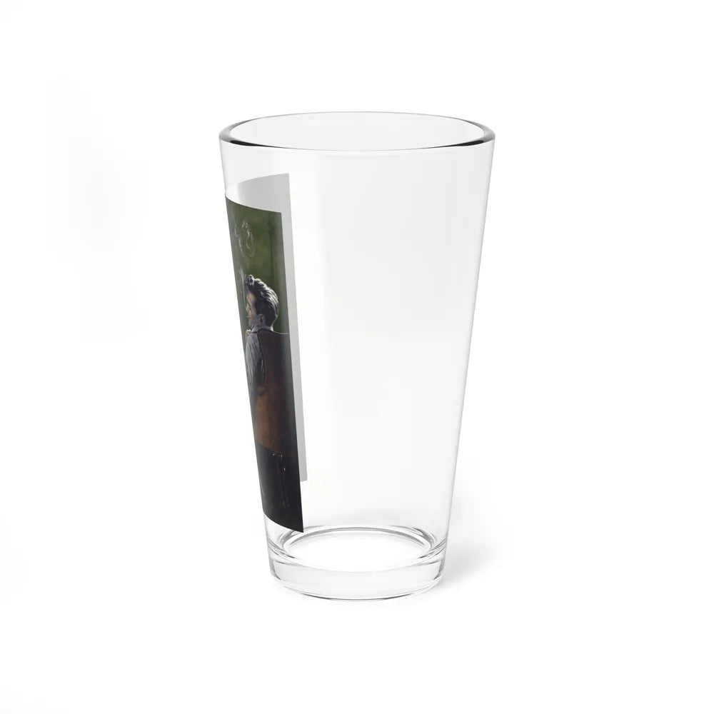 Crime noir paperback cover (1) - Pint Glass 16oz-Go Mug Yourself