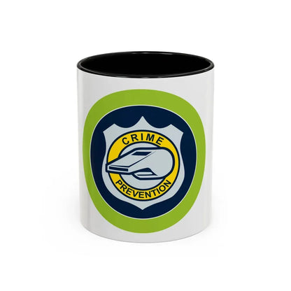 Crime Prevention (Boy Scout Merit Badge) Accent Coffee Mug 11oz Black - Go Mug Yourself